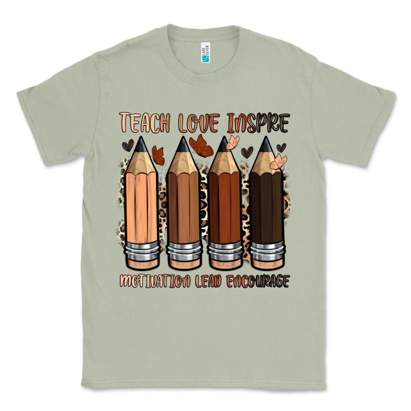 Teach Love Inspire Motivation Lead Encourage Classic Tee by Zillion Design Studio | Teevron