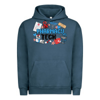 Pigment Midnight Navy pharmacy tech Urban Hoodie - MaliasSmallBusiness