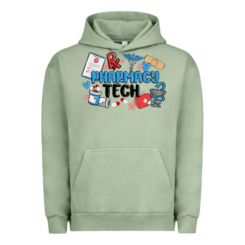 Pharmacy Tech Urban Hoodie by MaliasSmallBusiness | Teevron