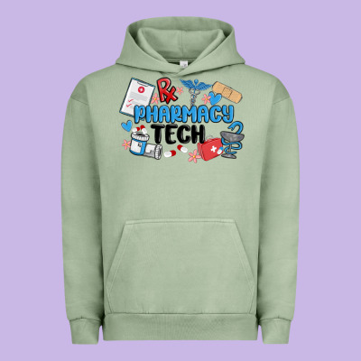 Pharmacy Tech Urban Hoodie Designed By Maliassmallbusiness