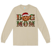 Mushroom Christmas Toy Poodle Dog Mom Long Sleeve Tee - RanaPortraitStore
