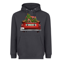 Smoke Christmas trees truck Heavyweight Hoodie - FaDigitalArtStudio