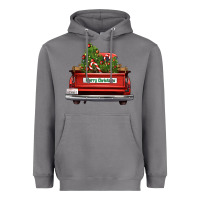 Storm Christmas trees truck Heavyweight Hoodie - FaDigitalArtStudio