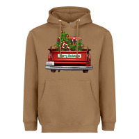 Toasted Coconut Christmas trees truck Heavyweight Hoodie - FaDigitalArtStudio