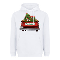 White Christmas trees truck Heavyweight Hoodie - FaDigitalArtStudio