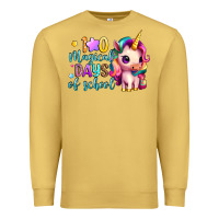 Antique Gold 100 magical days of school Premium Sweatshirt - Artiststas