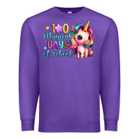 Purple 100 magical days of school Premium Sweatshirt - Artiststas