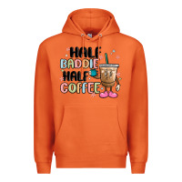 Carrot half baddie half coffee Premium Hoodie - MaliasSmallBusiness