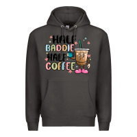 Smoke half baddie half coffee Premium Hoodie - MaliasSmallBusiness