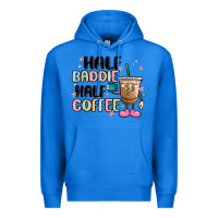 True Royal half baddie half coffee Premium Hoodie - MaliasSmallBusiness
