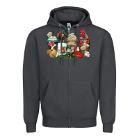 Smoke rooster coffee cups Zipper Hoodie - Zillion Design Studio
