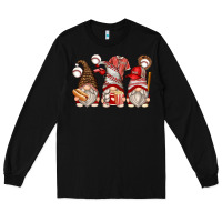 Black baseball gnomes Long Sleeve Tee - Zillion Design Studio