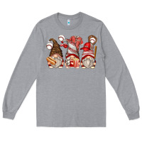 Heather Grey baseball gnomes Long Sleeve Tee - Zillion Design Studio