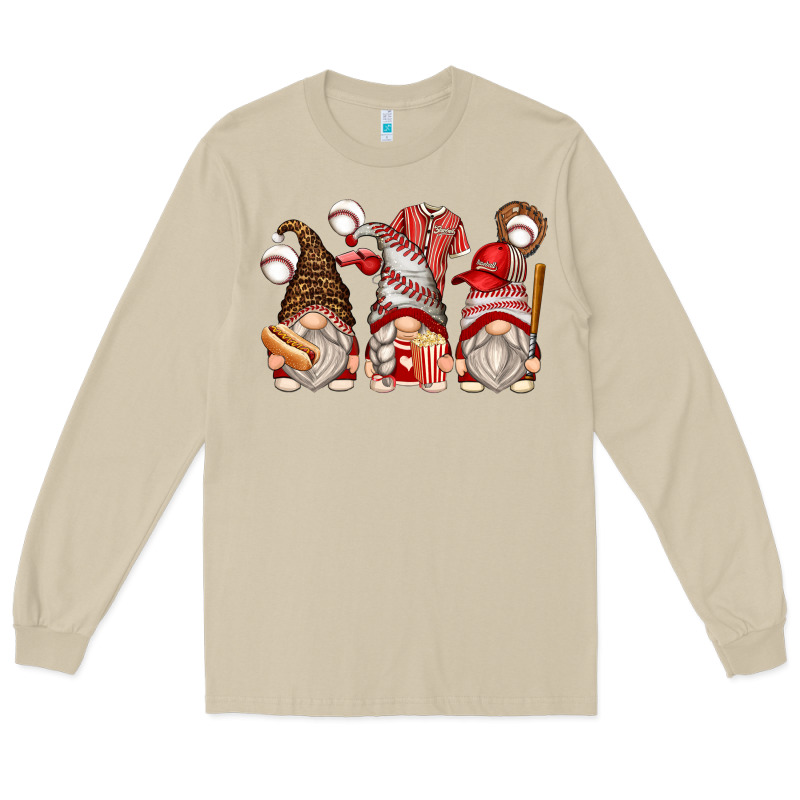 Baseball Gnomes Long Sleeve Tee by Zillion Design Studio | Teevron
