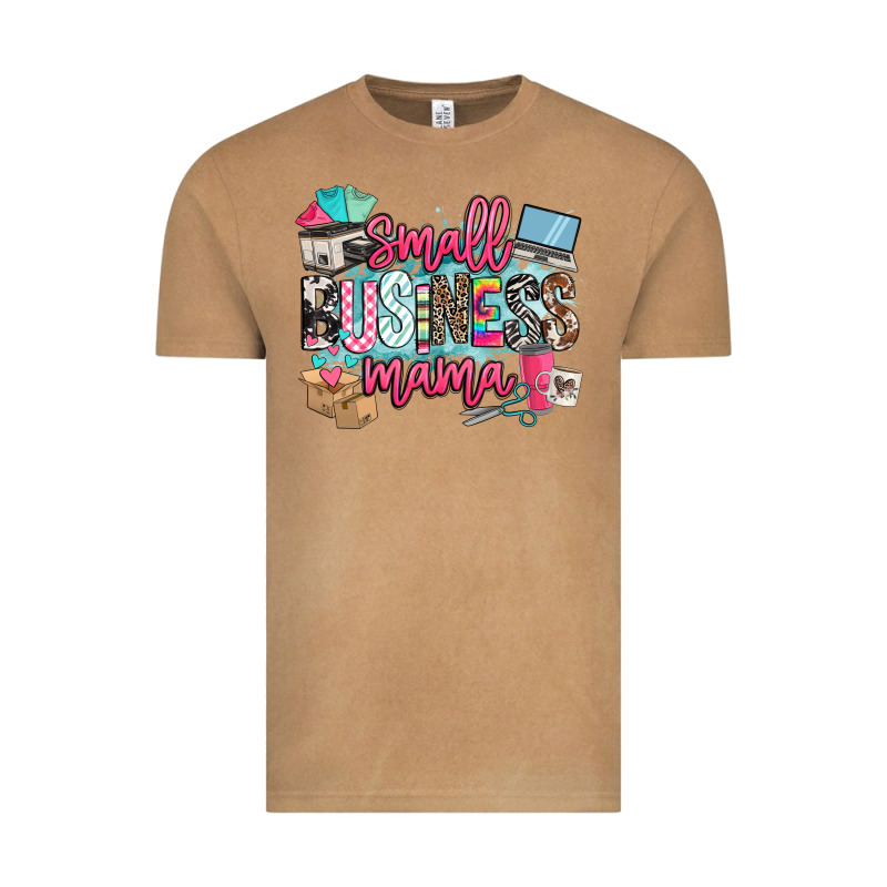 Small Business Mama Vintage Tee by BarkalooDesign | Teevron