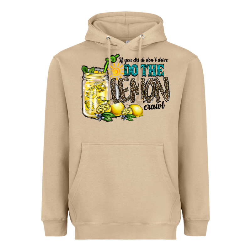 If You Drink Dont Drive Do The Lemon Crawl Heavyweight Hoodie by RacoonDesign | Teevron