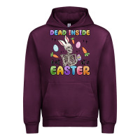 Mauve Wine dead inside but it's easter Urban Hoodie - MaliasSmallBusiness