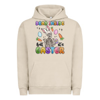 Pigment French Oak dead inside but it's easter Urban Hoodie - MaliasSmallBusiness