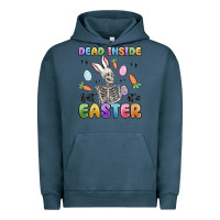 Pigment Midnight Navy dead inside but it's easter Urban Hoodie - MaliasSmallBusiness