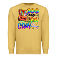 Antique Gold 100 days of cray cray Premium Sweatshirt - Artiststas
