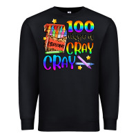 Black 100 days of cray cray Premium Sweatshirt - Artiststas