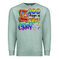 Seafoam 100 days of cray cray Premium Sweatshirt - Artiststas