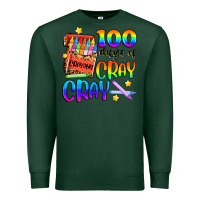 Sports Green 100 days of cray cray Premium Sweatshirt - Artiststas