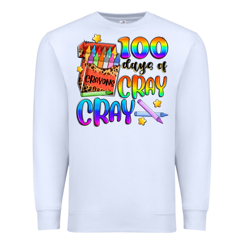 100 Days Of Cray Cray Premium Sweatshirt by Artiststas | Teevron
