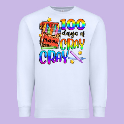100 Days Of Cray Cray Premium Sweatshirt Designed By Artiststas