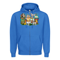 True Royal goats coffee cups Zipper Hoodie - Zillion Design Studio