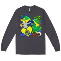 Smoke brazil hearts Long Sleeve Tee - texasbilliewilder