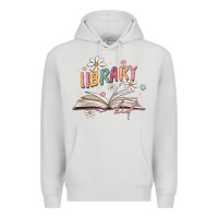Dove Grey library kid Premium Hoodie - MaliasSmallBusiness