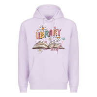 Lilac library kid Premium Hoodie - MaliasSmallBusiness