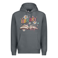 Rock library kid Premium Hoodie - MaliasSmallBusiness