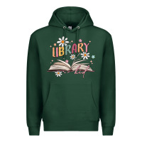 Sports Green library kid Premium Hoodie - MaliasSmallBusiness