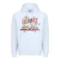 White library kid Premium Hoodie - MaliasSmallBusiness