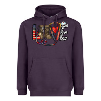 Plum america nurse Heavyweight Hoodie - CowhideDigitalArt