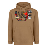 Toasted Coconut america nurse Heavyweight Hoodie - CowhideDigitalArt