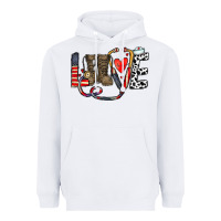 White america nurse Heavyweight Hoodie - CowhideDigitalArt