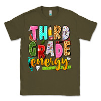 Army Green third grade energy Classic Tee - texasbilliewilder