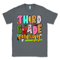 Charcoal Heather third grade energy Classic Tee - texasbilliewilder
