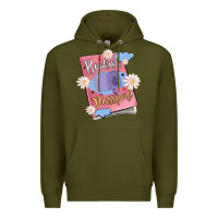 Army Green bookish passport Premium Hoodie - MaliasSmallBusiness