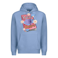 Colony Blue bookish passport Premium Hoodie - MaliasSmallBusiness