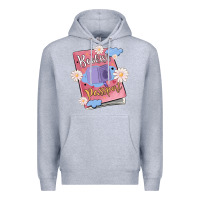 Heather Grey bookish passport Premium Hoodie - MaliasSmallBusiness
