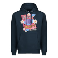 Navy bookish passport Premium Hoodie - MaliasSmallBusiness