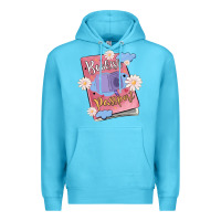 Ocean Blue bookish passport Premium Hoodie - MaliasSmallBusiness
