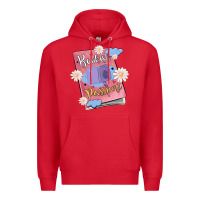 Red bookish passport Premium Hoodie - MaliasSmallBusiness