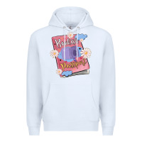 White bookish passport Premium Hoodie - MaliasSmallBusiness