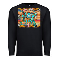 Black floss boss Premium Sweatshirt - JahusDesignShop
