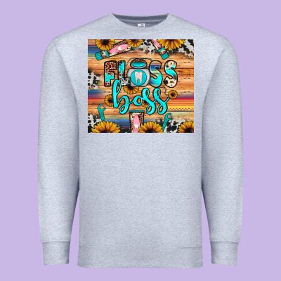 Floss Boss Premium Sweatshirt Designed By Jahusdesignshop